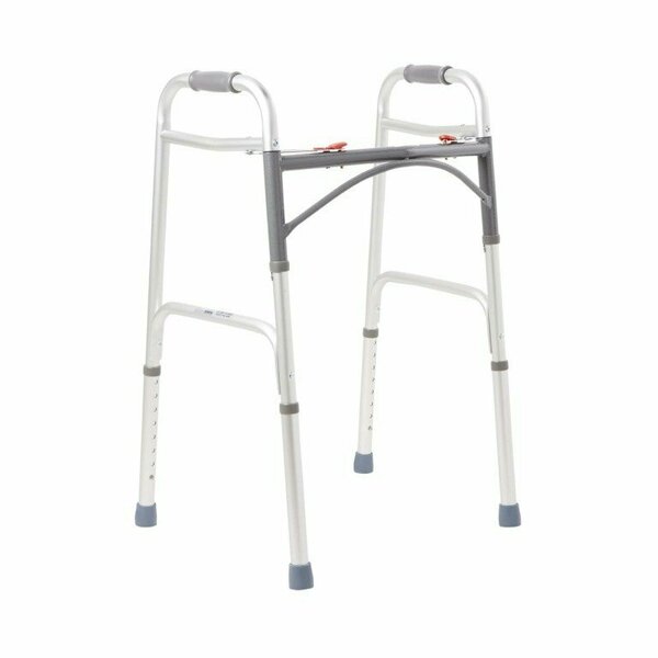 Mckesson Aluminum Folding Walker, 32 - 39 Inch Height 146-10200-1